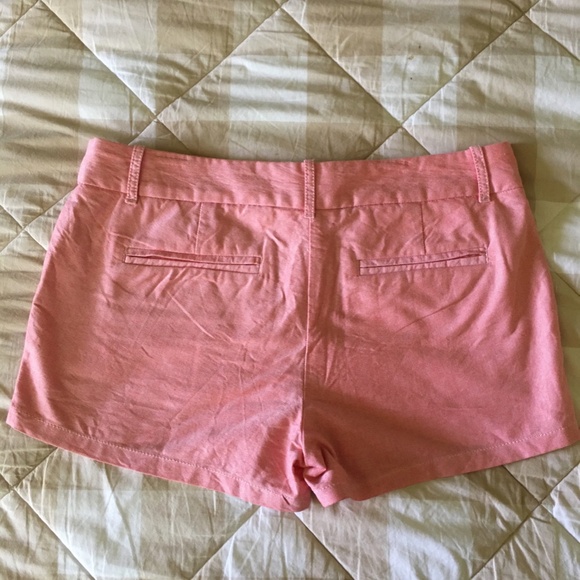 J Crew Factory Pink Oxford Cotton Chino Shorts - Picture 5 of 6